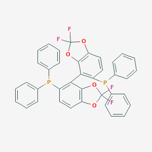 1,1'-[(4R)-2,2,2',2'-四氟[4,4'-二-1,3-亚甲二氧基苯]-5,5'-二基]双[1,1-二苯基膦]图片