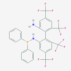 N-[(1S)-2'-氨基-4,4',6,6'-四(三氟甲基)[1,1'-二苯基]-2-基]-P,P-二苯基亚磷酰胺图片