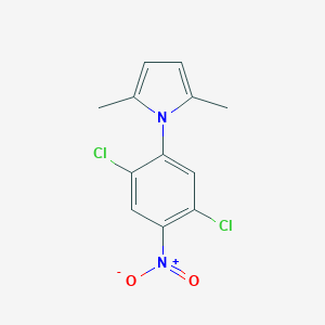 1-(2,5-Dichloro-4-nitrophenyl)-2,5-dimethyl-1H-pyrrole图片