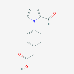 2-[4-(2-Formyl-1H-pyrrol-1-yl)phenyl]acetic Acid图片