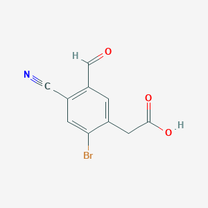 2-Bromo-4-cyano-5-formylphenylacetic acid图片