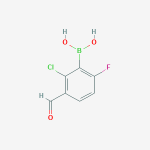 2-Chloro-6-fluoro-3-formylphenylboronic acid图片