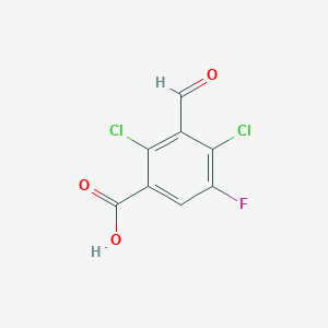 2,4-Dichloro-5-fluoro-3-formyl-benzoic acid图片