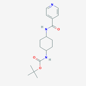 tert-Butyl(1R*,4R*)-4-(isonicotinamido)cyclohexylcarbamate图片