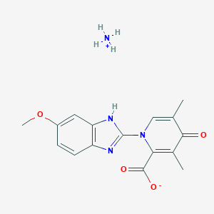 1,4-Dihydro-1-(5-methoxy-1H-benzimidazol-2-yl)-3,5-dimethyl-4-oxo-2-pyridinecarboxylic Acid Ammonium Salt图片