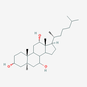 5α-Cholestan-3α,7α,12α-triol图片