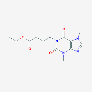 1-(Ethyl-3-carboxypropyl)-3,7-dimethylxanthine图片