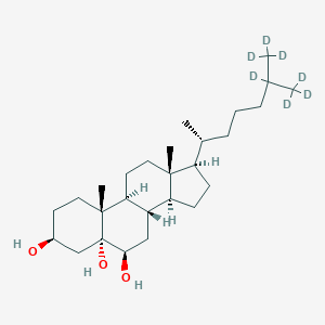 3β,5α,6β-Trihydroxycholestane-d7图片