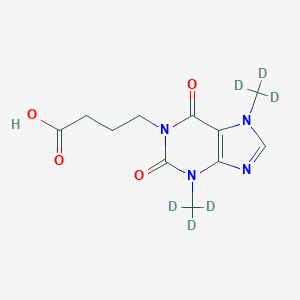 1-(3-Carboxypropyl)-3,7-dimethyl Xanthine-d6图片