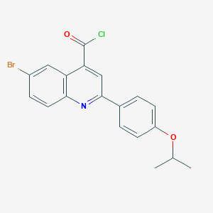 6-Bromo-2-(4-isopropoxyphenyl)quinoline-4-carbonyl chloride图片