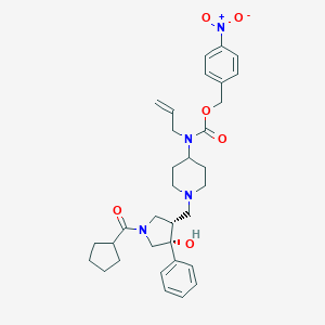 4-nitrobenzyl allyl(1-(((3S,4R)-1-(cyclopentanecarbonyl)-4-hydroxy-4-phenylpyrrolidin-3-yl)methyl)piperidin-4-yl)carbamate图片