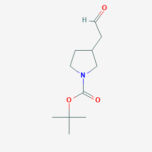 tert-Butyl 3-(formylmethyl)pyrrolidine-1-carboxylate图片