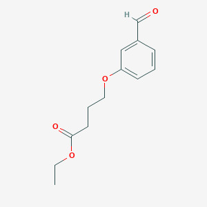 Ethyl 4-(3-formylphenoxy)butanoate图片