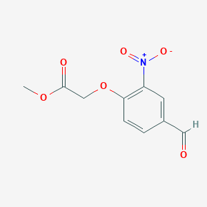 methyl(4-formyl-2-nitrophenoxy)acetate图片