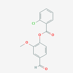4-Formyl-2-methoxyphenyl 2-chlorobenzoate图片