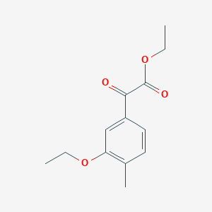 Ethyl 3-ethoxy-4-methylbenzoylformate图片