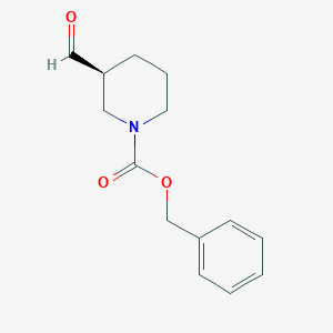 (S)-BENZYL 3-FORMYLPIPERIDINE-1-CARBOXYLATE图片