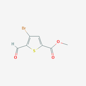 Methyl 4-bromo-5-formyl-2-thiophenecarboxylate图片
