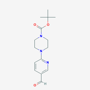 tert-Butyl 4-(5-formylpyridin-2-yl)piperazine-1-carboxylate图片