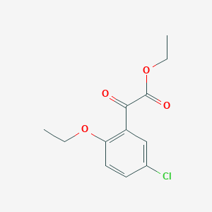 Ethyl 3-chloro-6-ethoxybenzoylformate图片