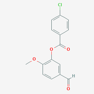 5-formyl-2-methoxyphenyl 4-chlorobenzoate图片