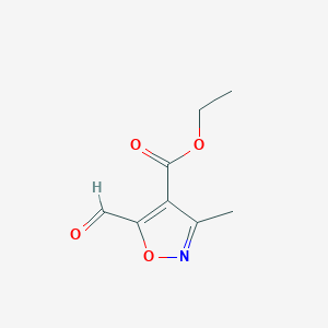 Ethyl 5-formyl-3-methylisoxazole-4-carboxylate图片