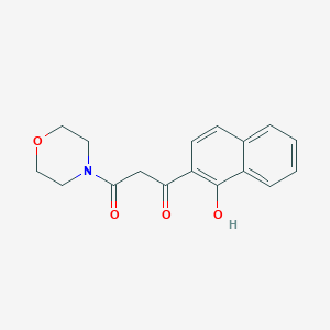 1-(1-HYDROXYNAPHTHALEN-2-YL)-3-MORPHOLINOPROPANE-1,3-DIONE图片
