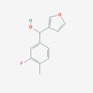 3-Fluoro-4-methylphenyl-(3-furyl)methanol图片