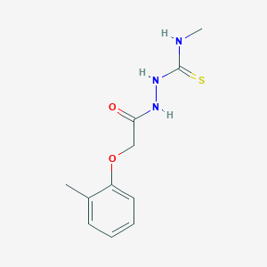 N-Methyl-2-[(2-methylphenoxy)acetyl]hydrazinecarbothioamide图片