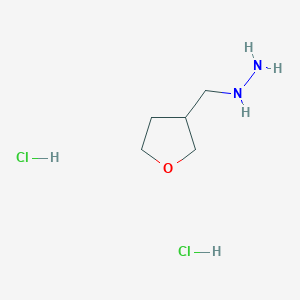 (oxolan-3-ylmethyl)hydrazine 2hcl图片
