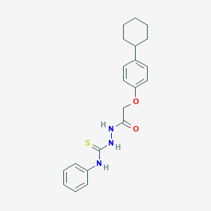 2-[(4-cyclohexylphenoxy)acetyl]-N-phenylhydrazinecarbothioamide图片
