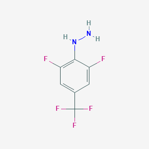 (2,6-Difluoro-4-trifluoromethyl-phenyl)-hydrazine图片