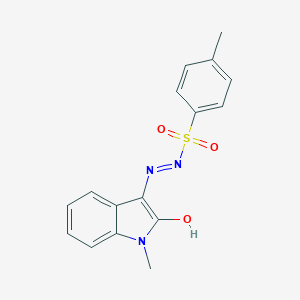 4-Methyl-N'-(1-methyl-2-oxo-1,2-dihydro-3H-indol-3-yliden)benzenesulfonohydrazide图片
