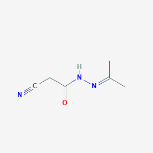 3-azido-N'-(propan-2-ylidene)propanehydrazide图片