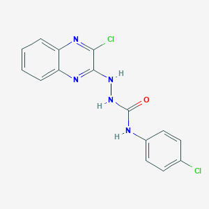 N-(4-Chlorophenyl)-2-(3-chloro-2-quinoxalinyl)-1-hydrazinecarboxamide图片
