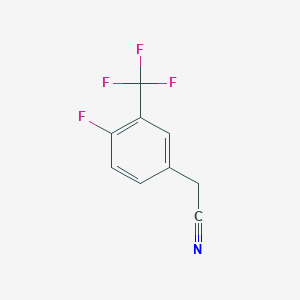 4-Fluoro-3-(trifluoromethyl)phenylacetonitrile图片