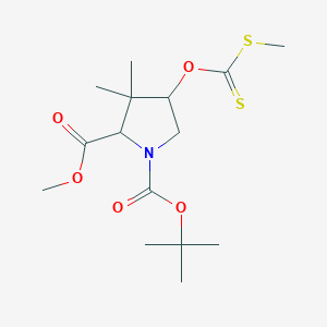 O-[(2S)-3,3-Dimethyl-N-boc-proline Methyl Ester] S-Methyl Xanthate图片