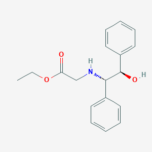 N-[(1S,2R)-2-Hydroxy-1,2-diphenylethyl]-glycine Ethyl Ester图片