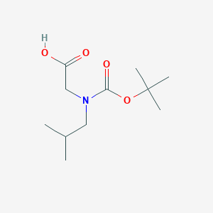 N-Boc-N-(2-methylpropyl)-glycine图片