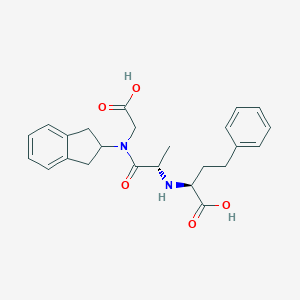 N-[(1S)-1-Carboxy-3-phenylpropyl]-L-alanyl-N-(2,3-dihydro-1H-inden-2-yl)glycine图片