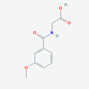 (3-methoxybenzoyl)glycine图片
