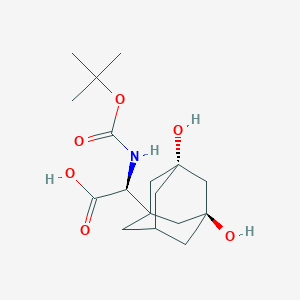 Boc-3,5-dihydroxy-1-adamantyl-L-glycine图片