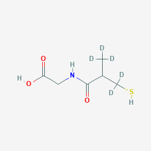 N-(3-Mercapto-2-methylpropanoyl)glycine-d5图片