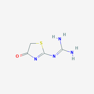 N-(4-oxo-4,5-dihydro-1,3-thiazol-2-yl)guanidine图片