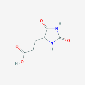 3-(2,5-Dioxo-imidazolidin-4-yl)-propionic acid图片