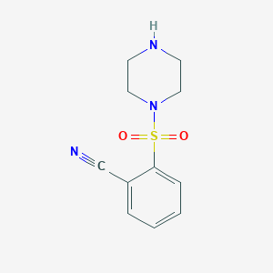 2-(Piperazin-1-ylsulfonyl)benzonitrile图片