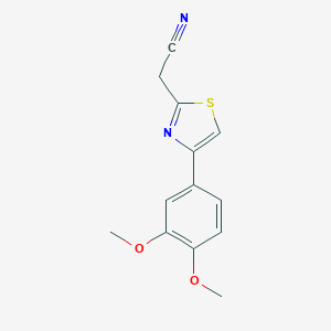 [4-(3,4-Dimethoxy-phenyl)-thiazol-2-yl]-acetonitrile图片