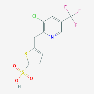 5-{[3-Chloro-5-(trifluoromethyl)-2-pyridinyl]methyl}-2-thiophenesulfonic acid图片