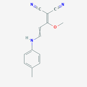 2-[1-Methoxy-3-(4-toluidino)-2-propenylidene]malononitrile图片