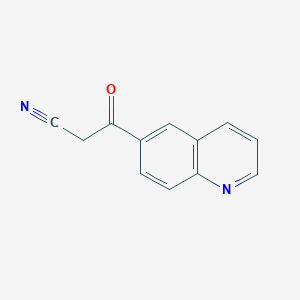 3-oxo-3-(quinolin-6-yl)propanenitrile图片